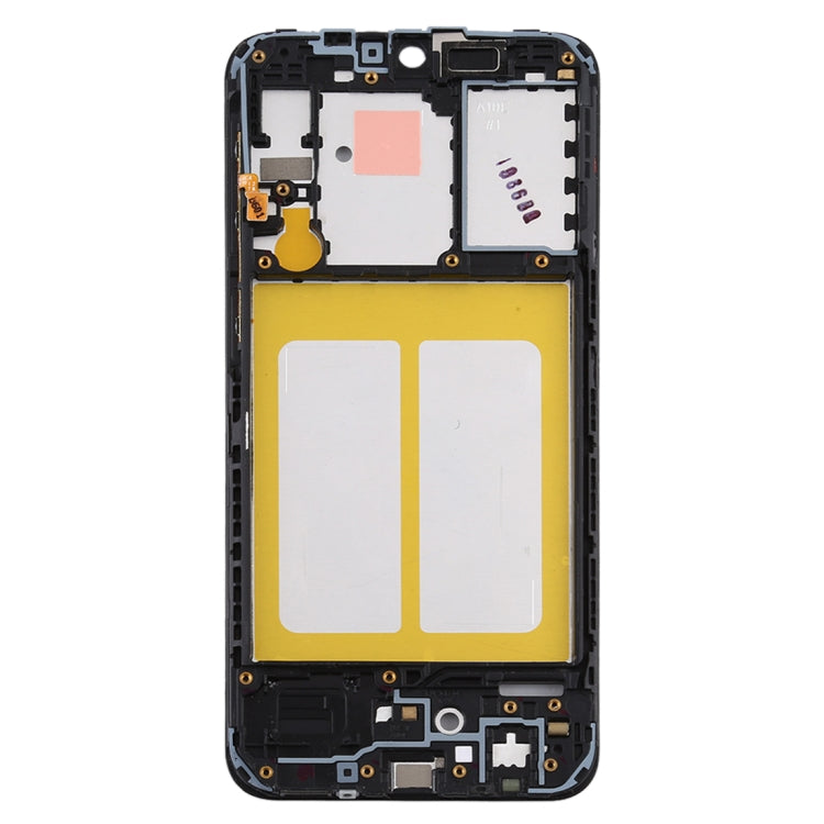 Black Front Housing LCD Frame Bezel Plate Replacement for Samsung Galaxy A10e - Quality Checked