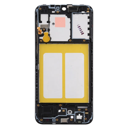 Black Front Housing LCD Frame Bezel Plate Replacement for Samsung Galaxy A10e - Quality Checked