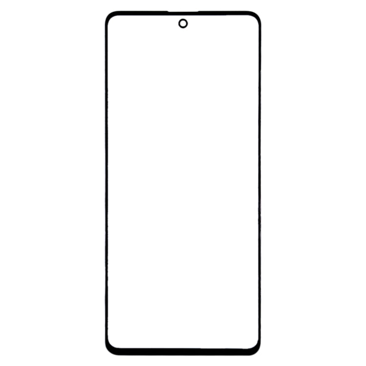Replacement Black Front Screen Outer Glass Lens for Samsung Galaxy A71 - Perfect Fit & Quality Assured