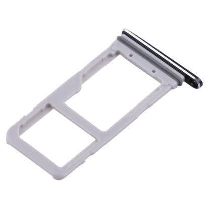 Black Dual SIM and Micro SD Card Tray for Samsung Galaxy S7 Edge - Replacement Part