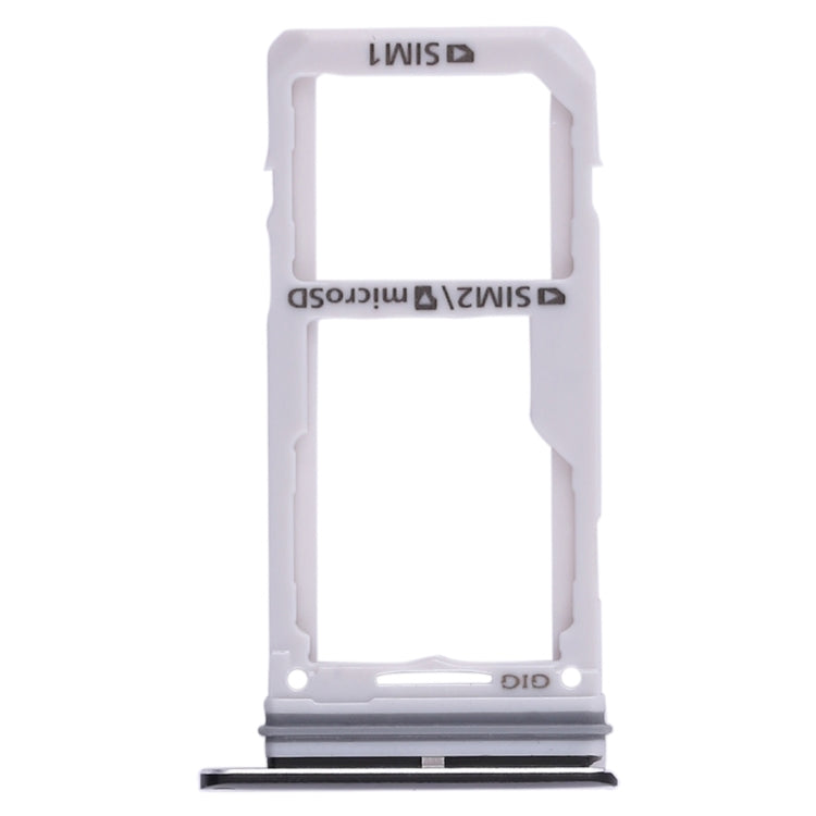Black SIM & Micro SD Card Tray for Samsung Galaxy S8/S8+ (G955F/G955U/G9550) - Replacement Part