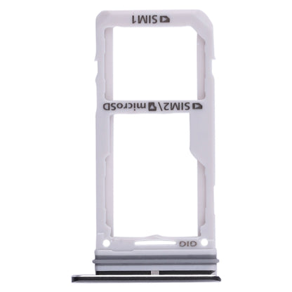 Black SIM & Micro SD Card Tray for Samsung Galaxy S8/S8+ (G955F/G955U/G9550) - Replacement Part