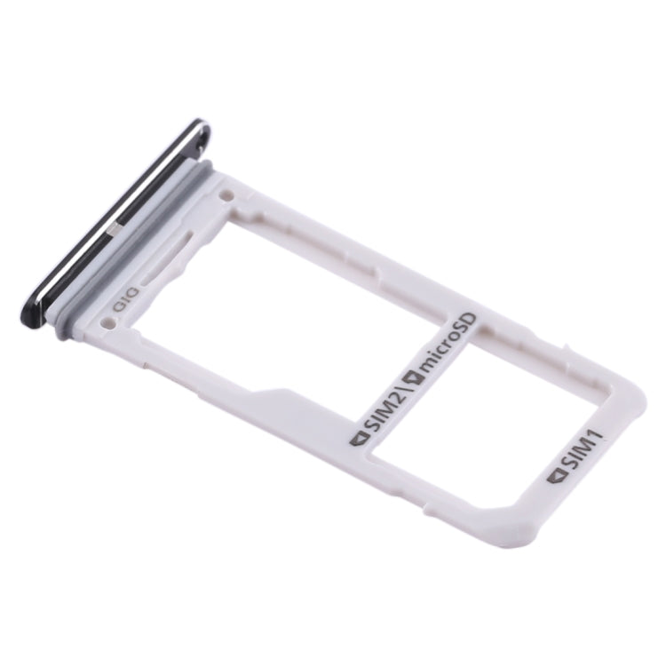 Black SIM & Micro SD Card Tray for Samsung Galaxy S8/S8+ (G955F/G955U/G9550) - Replacement Part