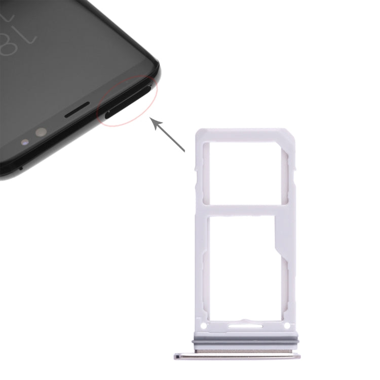 Gold Dual SIM Card and Micro SD Card Tray for Samsung Galaxy S8 / S8+ - Replacement Part