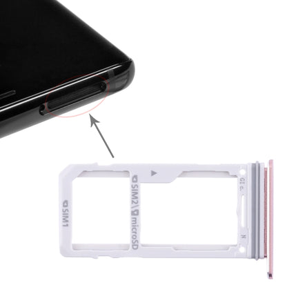 Pink Dual SIM Card Tray / Micro SD Card Tray for Samsung Galaxy Note 8 - Replacement Part