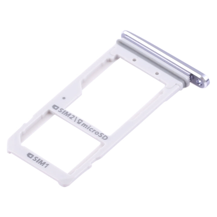 Black SIM & Micro SD Card Tray for Samsung Galaxy S7 - Replacement for Dual SIM Use