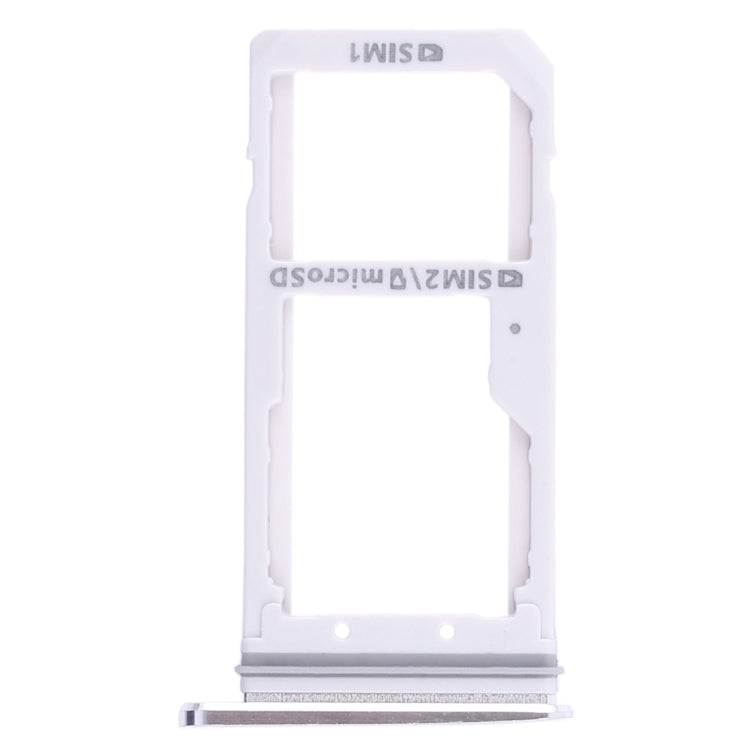White Dual SIM & Micro SD Card Tray for Samsung Galaxy S7 - Replacement Part, Quality Checked