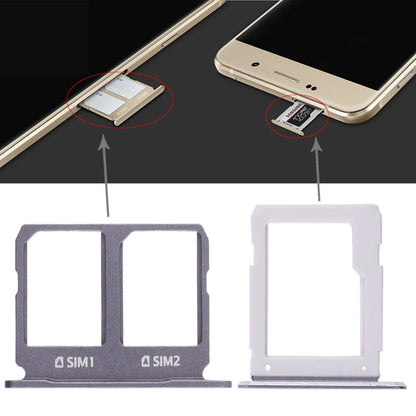 Black SIM & Micro SD Card Tray for Samsung Galaxy A9100 / A9 (2016) - Replacement Part