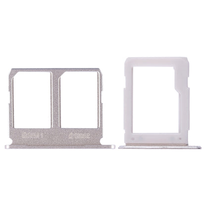 Gold SIM Card Tray & Micro SD Card Tray for Samsung Galaxy A9100 / A9 (2016) - 2 Slots Replacement