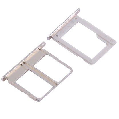 Gold SIM Card Tray & Micro SD Card Tray for Samsung Galaxy A9100 / A9 (2016) - 2 Slots Replacement
