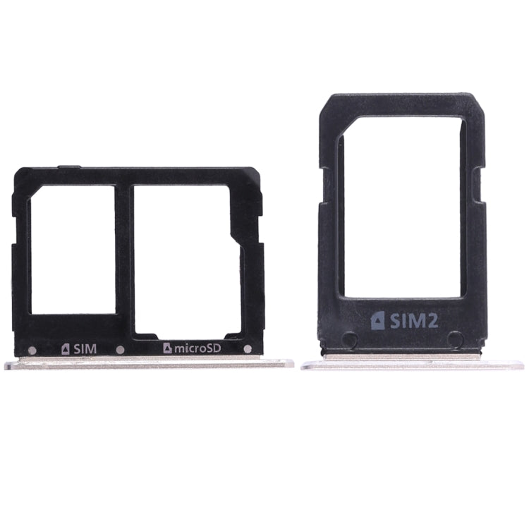Gold 2 SIM Card Tray + Micro SD Card Tray for Samsung Galaxy A5108 / A7108 - Replacement Part