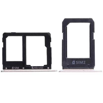 Gold 2 SIM Card Tray + Micro SD Card Tray for Samsung Galaxy A5108 / A7108 - Replacement Part