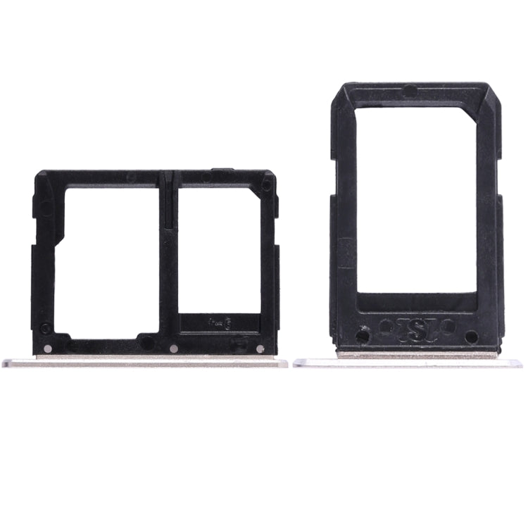 Gold 2 SIM Card Tray + Micro SD Card Tray for Samsung Galaxy A5108 / A7108 - Replacement Part