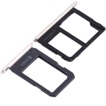 Gold 2 SIM Card Tray + Micro SD Card Tray for Samsung Galaxy A5108 / A7108 - Replacement Part