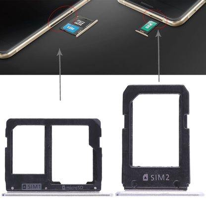 Samsung Galaxy A5108 / A7108 Dual SIM & Micro SD Card Tray (White) - Replacement Parts