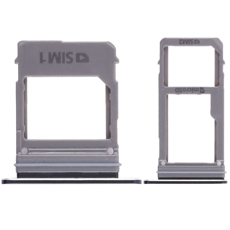 Black 2 SIM Card Tray & Micro SD Card Tray for Samsung Galaxy A520/A720 - Replacement Part