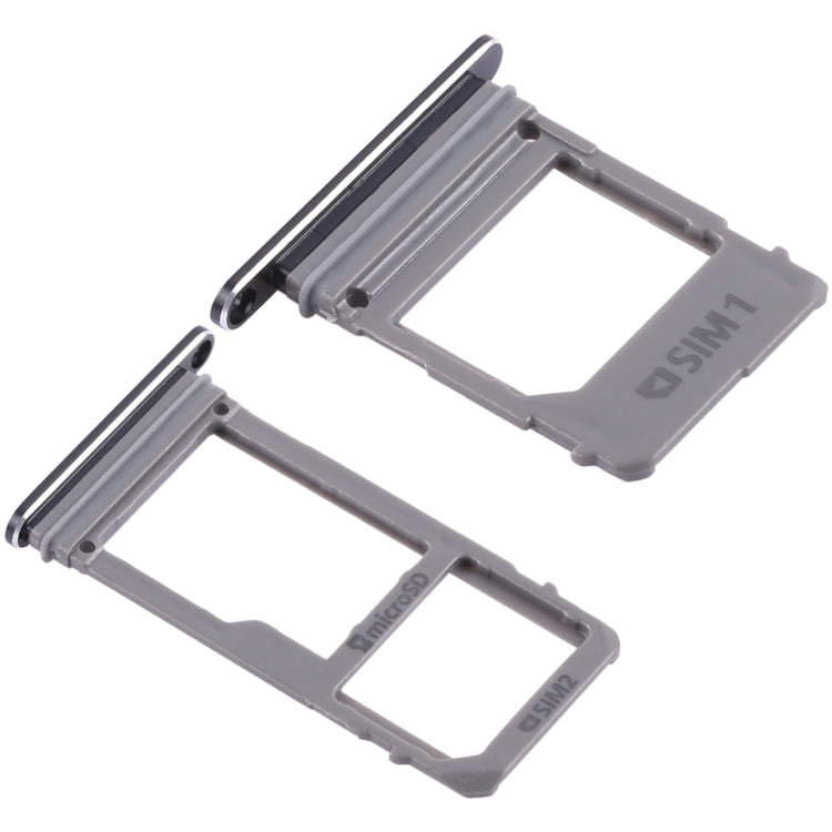 Black 2 SIM Card Tray & Micro SD Card Tray for Samsung Galaxy A520/A720 - Replacement Part