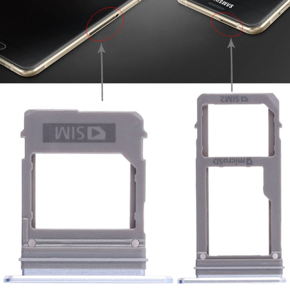Samsung Galaxy A5/A7 (2017) Dual SIM & Micro SD Card Tray Replacement (Blue) - Compatible A520/A720