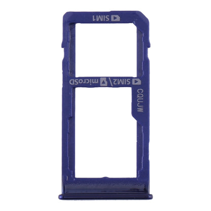 Samsung Galaxy A60 SIM Card Tray + Micro SD Card Tray Replacement (Blue) - Compatible & Checked Quality