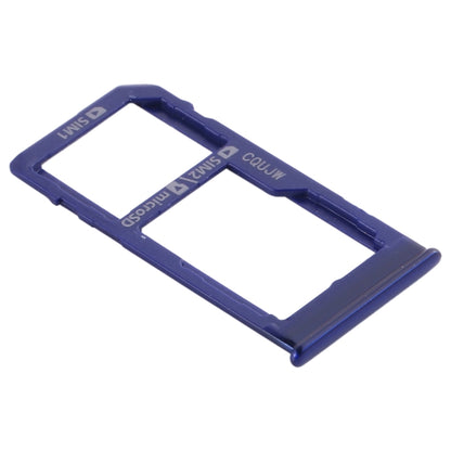 Samsung Galaxy A60 SIM Card Tray + Micro SD Card Tray Replacement (Blue) - Compatible & Checked Quality