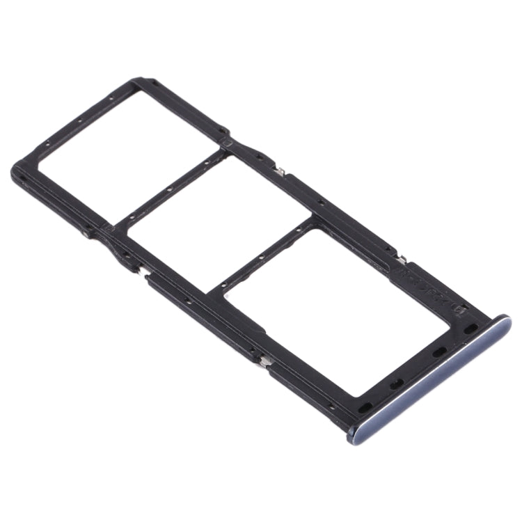 Samsung Galaxy A71 SIM Card Tray + Micro SD Card Tray Replacement (Black) - Compatible Parts for Repair
