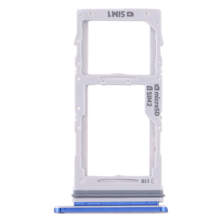 Samsung Galaxy Note10+ SIM Card Tray + Micro SD Card Tray (Blue) - Replacement Part, Compatible & Checked