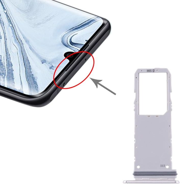Samsung Galaxy Note10 SIM Card Tray Replacement (White) - Perfect Fit, Quality Checked, Installation Recommended