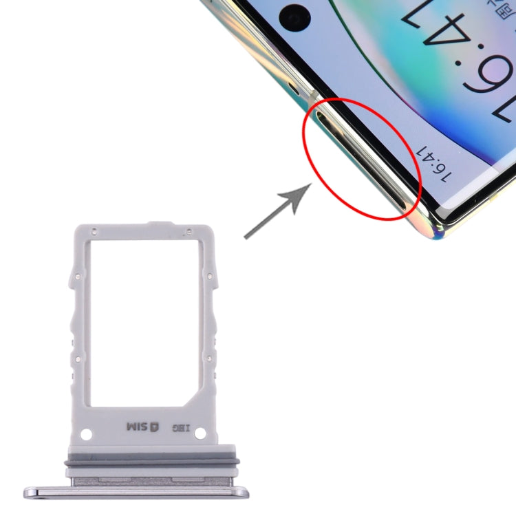 Samsung Galaxy Note10+ 5G SIM Card Tray Replacement (Grey) - Durable & Fully Compatible