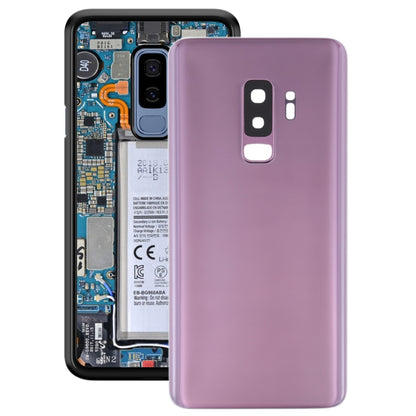 Purple Back Cover Replacement for Samsung Galaxy S9+ with Camera Lens Frame - Professional Installation Recommended