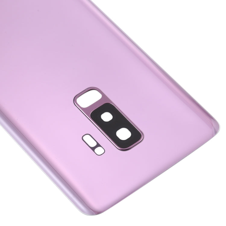 Purple Back Cover Replacement for Samsung Galaxy S9+ with Camera Lens Frame - Professional Installation Recommended