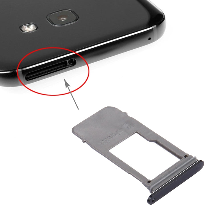 SIM Card Tray & Micro SD Card Tray for Samsung Galaxy A5 (2017) / A520 & A7 (2017) / A720 - Black