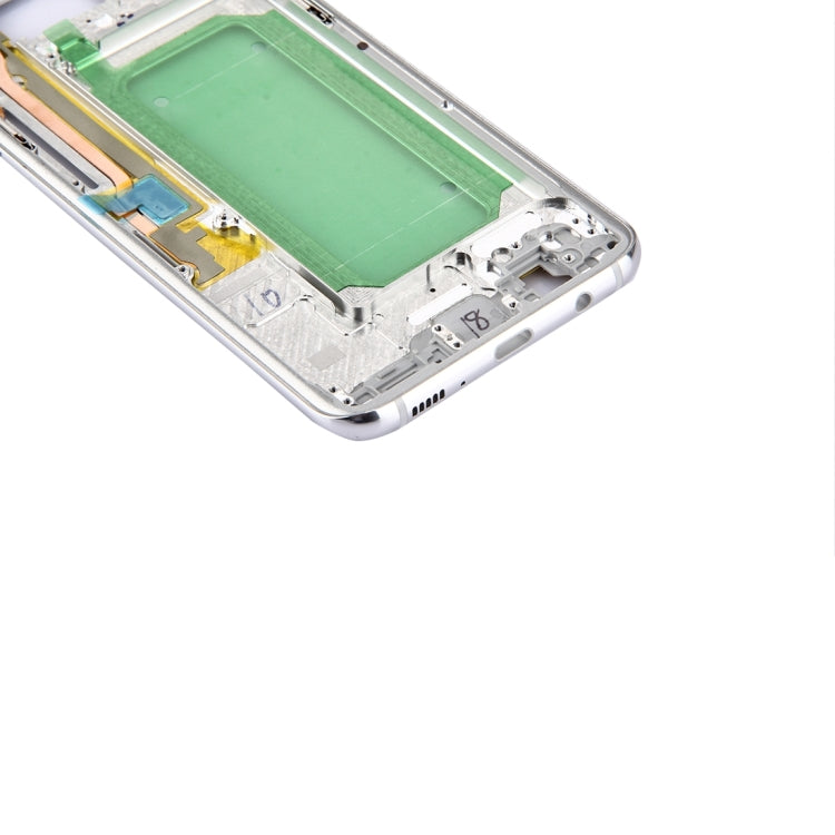 Silver Middle Frame Bezel Replacement for Samsung Galaxy S8+ (G9550/G955F/G955A) - Fully Compatible