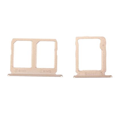 Gold SIM Card Tray & Micro SD Card Tray for Samsung Galaxy C9 Pro / C9000 - High Quality Replacement