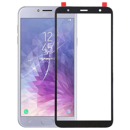 Replacement Outer Glass Lens for Samsung Galaxy J4+, J6+ & J610 - Black Front Screen Repair Component