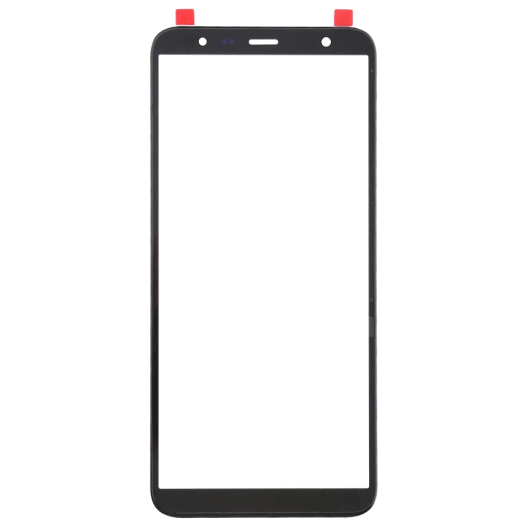 Replacement Outer Glass Lens for Samsung Galaxy J4+, J6+ & J610 - Black Front Screen Repair Component