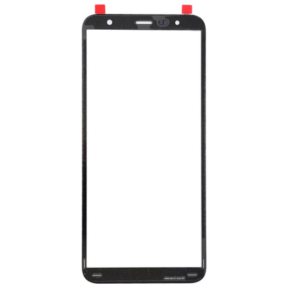 Replacement Outer Glass Lens for Samsung Galaxy J4+, J6+ & J610 - Black Front Screen Repair Component