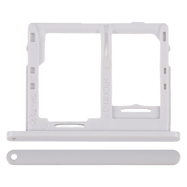 Samsung Galaxy Tab A 10.5" T595 4G SIM & Micro SD Card Tray Replacement (White) - Compatible with T590