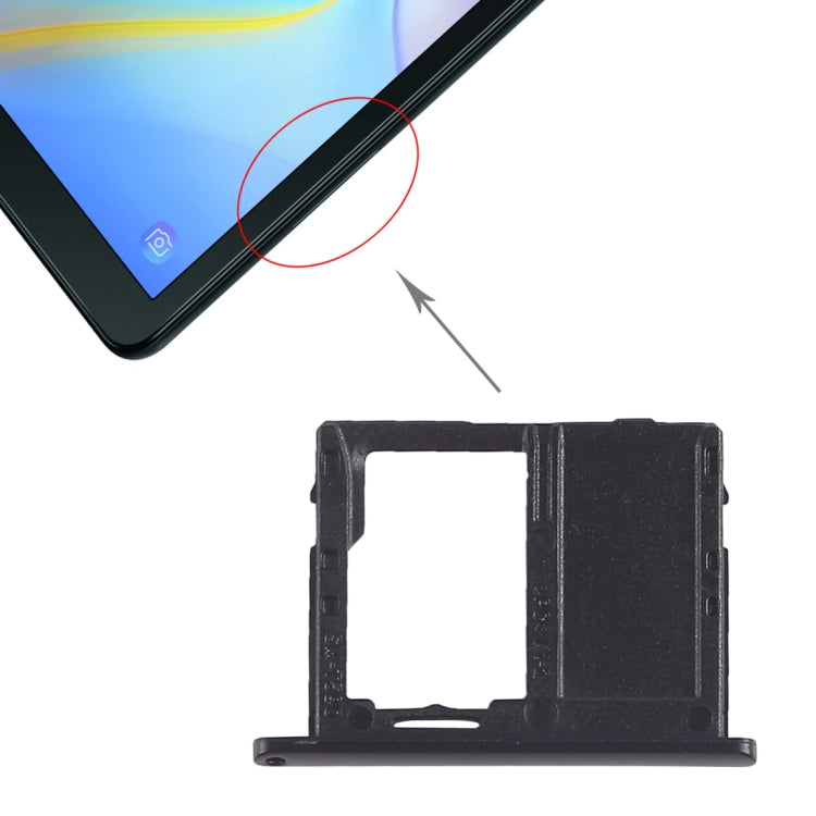 Micro SD Card Tray for Samsung Galaxy Tab A 10.5" T590 (WiFi Version) - Black Replacement Part