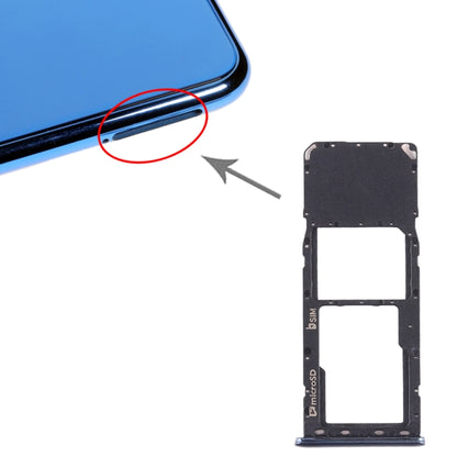 Black SIM Card Tray + Micro SD Card Tray for Samsung Galaxy A7 (2018) / A750F - Replacement Part