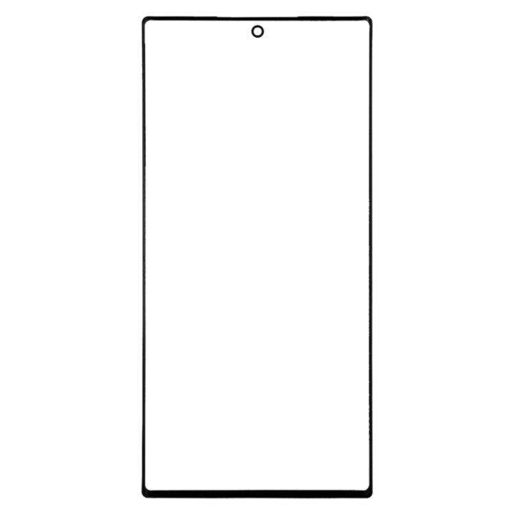Replacement Black Front Screen Outer Glass Lens for Samsung Galaxy Note 10 - Compatible, Precise Fit