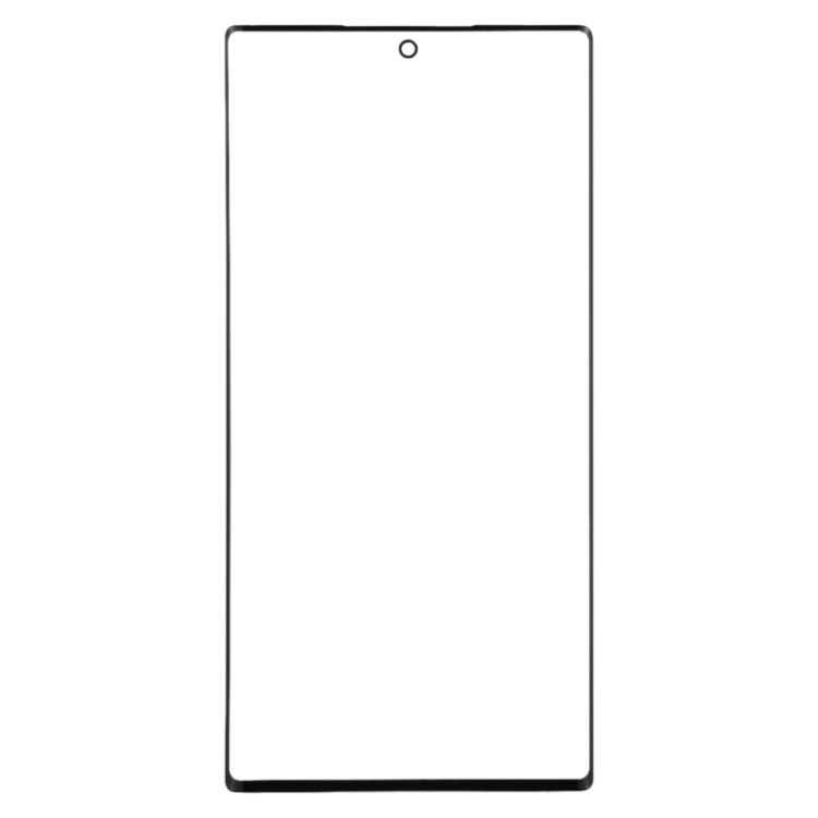 Replacement Black Front Screen Outer Glass Lens for Samsung Galaxy Note 10+ - Compatible & Tested