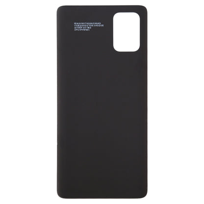 Original Black Battery Back Cover Replacement for Samsung Galaxy A71 - Professional Installation Recommended