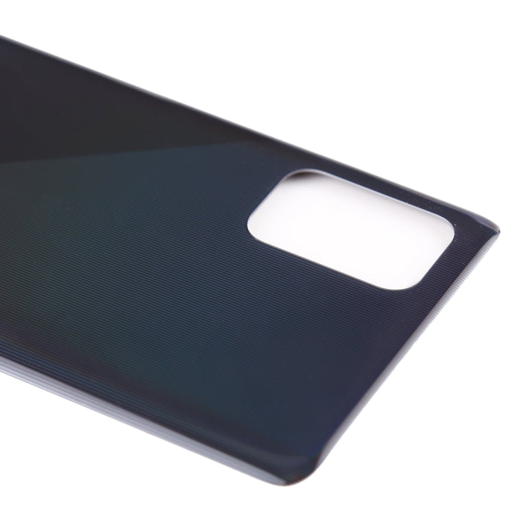 Original Black Battery Back Cover Replacement for Samsung Galaxy A71 - Professional Installation Recommended