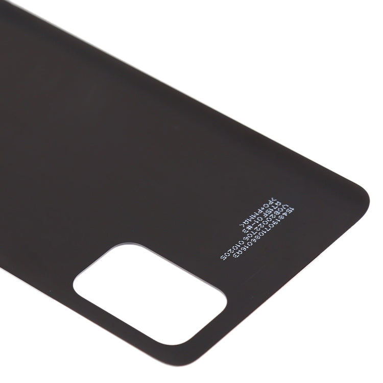 Original Black Battery Back Cover Replacement for Samsung Galaxy A71 - Professional Installation Recommended