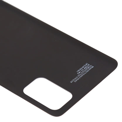 Original Black Battery Back Cover Replacement for Samsung Galaxy A71 - Professional Installation Recommended