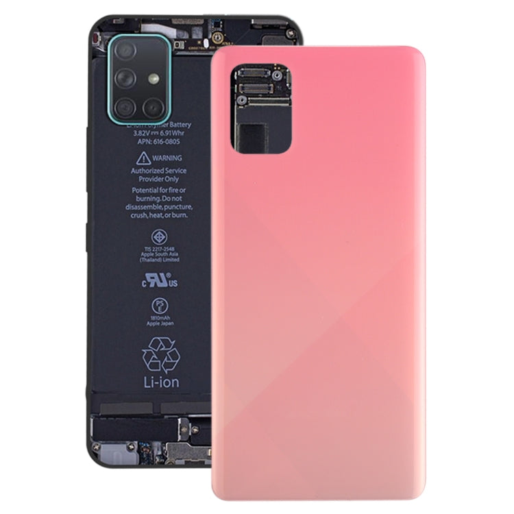 Samsung Galaxy A71 Original Battery Back Cover Replacement (Pink) - Compatible & Professionally Recommended Installation