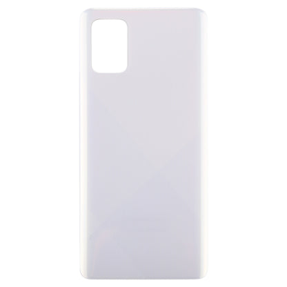 Original White Battery Back Cover for Samsung Galaxy A71 - Perfect Replacement, Professional Installation Recommended