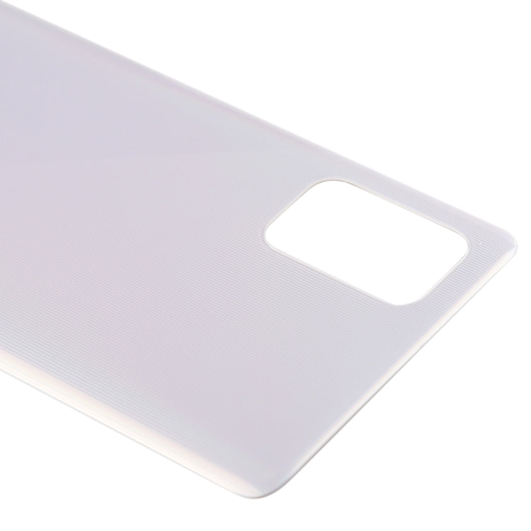 Original White Battery Back Cover for Samsung Galaxy A71 - Perfect Replacement, Professional Installation Recommended