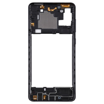 Replacement Black Middle Frame Bezel Plate for Samsung Galaxy A21s - Quality Checked Part