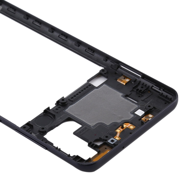 Replacement Black Middle Frame Bezel Plate for Samsung Galaxy A21s - Quality Checked Part